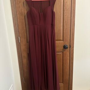Bill Levkoff Wine/Burgundy dress
